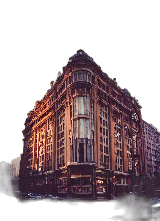 building, umbrella, staff, dress transparent PNG cut-out