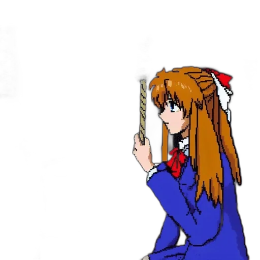 weapon, staff, sword, hair transparent PNG cut-out