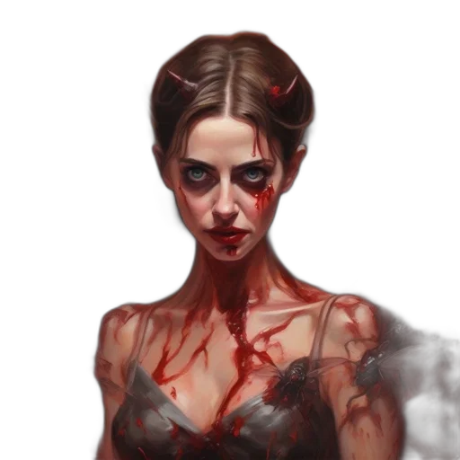 face, dress, concept art, fantasy art transparent PNG cut-out