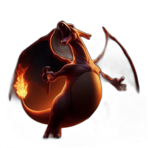 dragon, creature, staff, animal transparent PNG cut-out