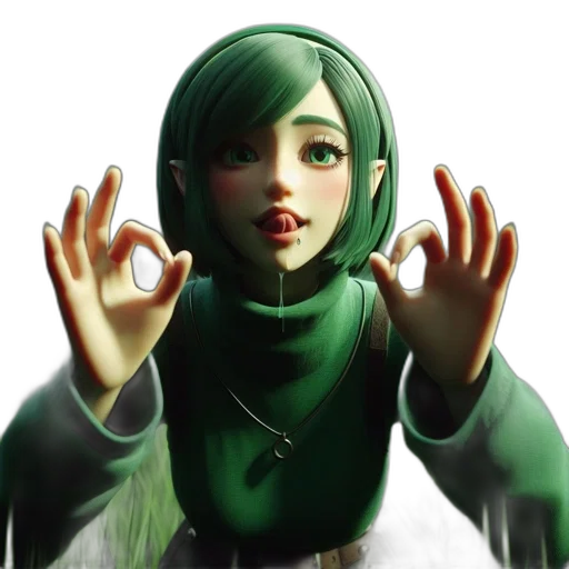 face, mask, staff, creature transparent PNG cut-out