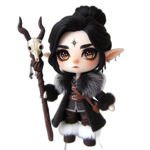 staff, fantasy art, concept art, 3d render transparent PNG cut-out