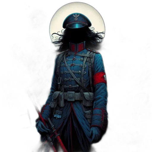 jacket, sword, staff, weapon transparent PNG cut-out
