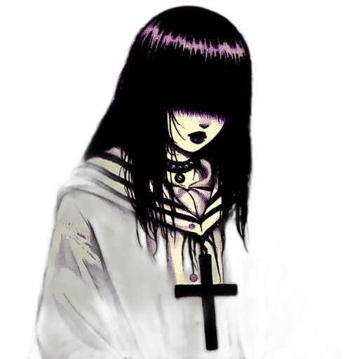 face, jacket, creature, mask transparent PNG cut-out