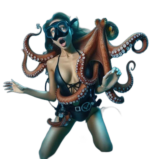 creature, concept art, 3d render, fantasy art transparent PNG cut-out