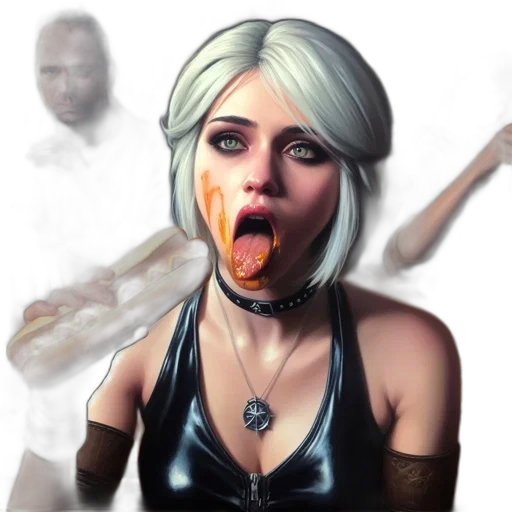 food, face, creature, concept art transparent PNG cut-out