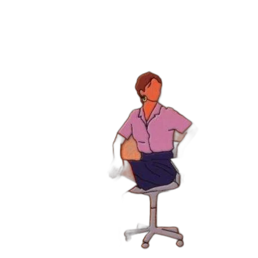 staff, furniture, jacket, robot transparent PNG cut-out