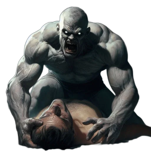 creature, face, animal, concept art transparent PNG cut-out