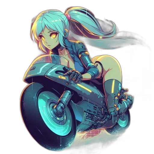 car, robot, weapon, anime transparent PNG cut-out