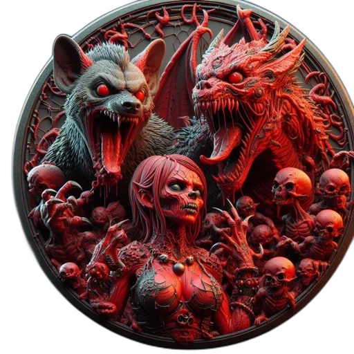 dragon, jewelry, fantasy art, concept art transparent PNG cut-out