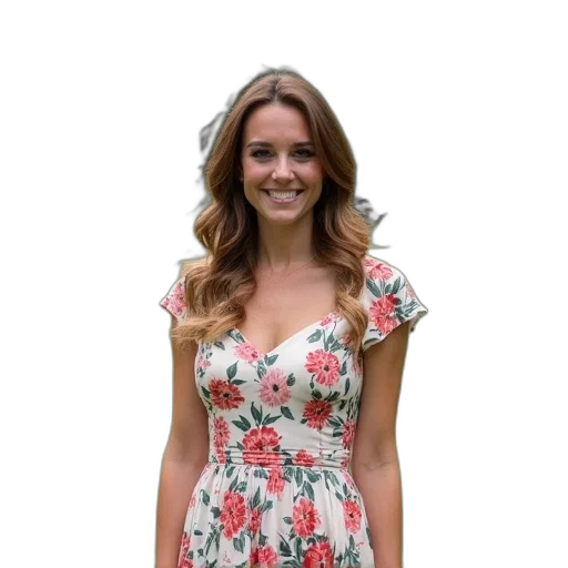 dress, staff, face, jewelry transparent PNG cut-out