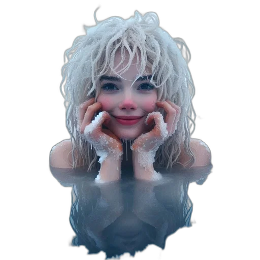 face, creature, hair, mask transparent PNG cut-out