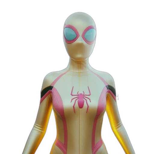 mask, jewelry, robot, 3d render transparent PNG cut-out