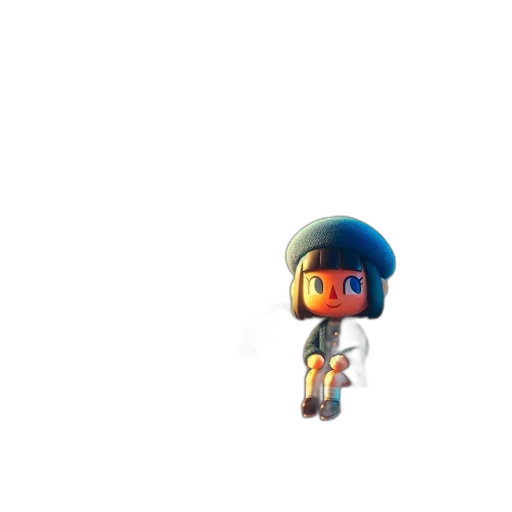 robot, hat, staff, weapon transparent PNG cut-out