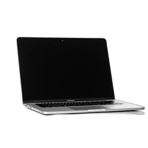 staff, sleek, silver, laptop transparent PNG cut-out
