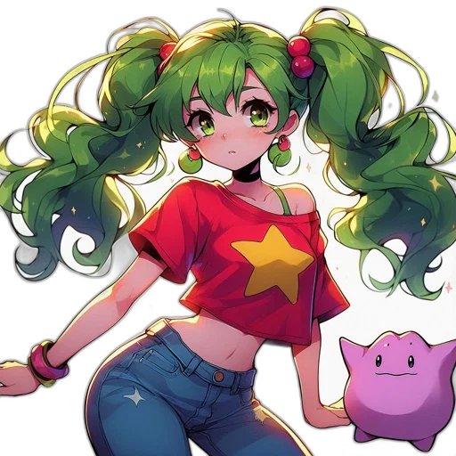 anime, concept art, pixel art, cartoon transparent PNG cut-out
