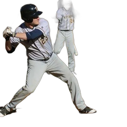 creature, baseball, player, grey transparent PNG cut-out