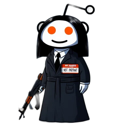 staff, robot, weapon, dress transparent PNG cut-out