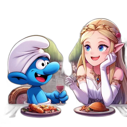 food, fantasy art, concept art, pixel art transparent PNG cut-out