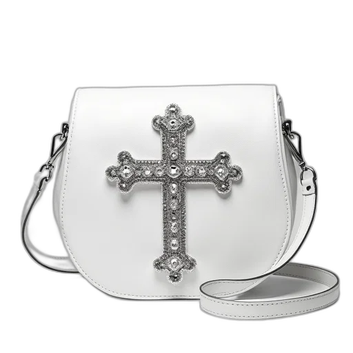 jewelry, rhine, cross, shoulder transparent PNG cut-out