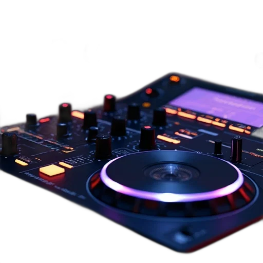 3d render, music, mixer, recorder transparent PNG cut-out