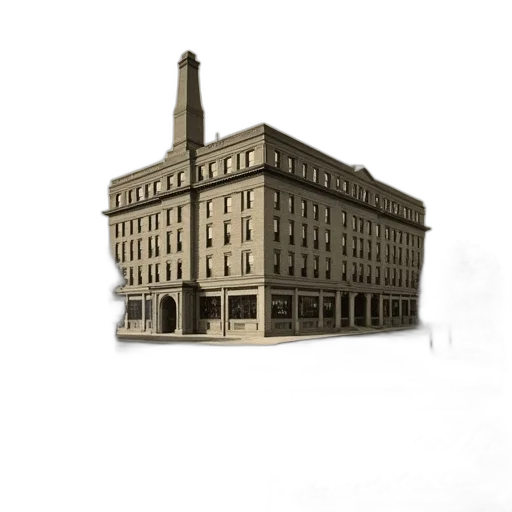building, furniture, hat, staff transparent PNG cut-out