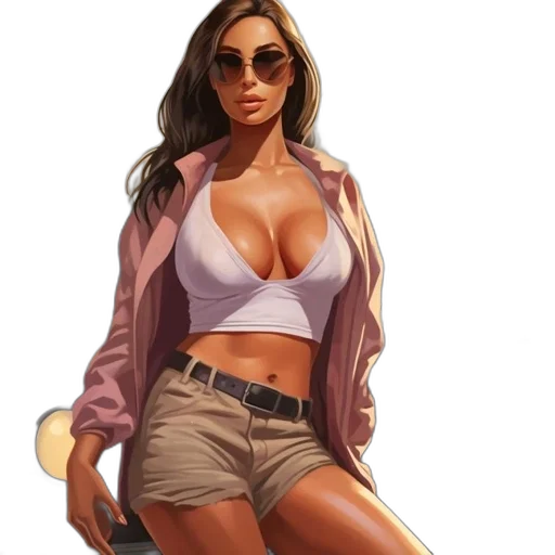 jacket, staff, dress, weapon transparent PNG cut-out