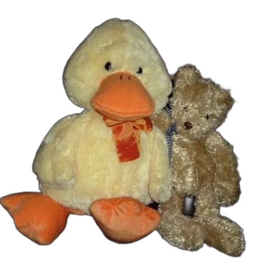 underwater, stuffed, duck, orange transparent PNG cut-out