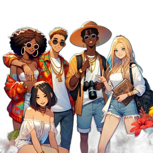 staff, concept art, cartoon, anime transparent PNG cut-out