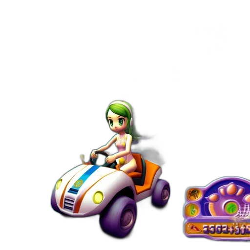 car, 3d render, pixel art, concept art transparent PNG cut-out