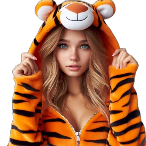 animal, hat, dress, mask transparent PNG cut-out