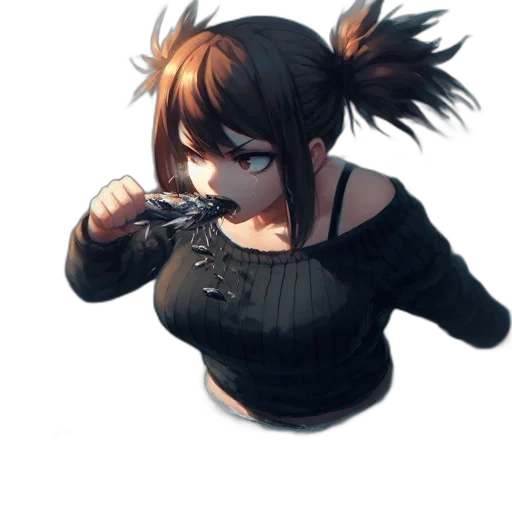 weapon, staff, face, jacket transparent PNG cut-out