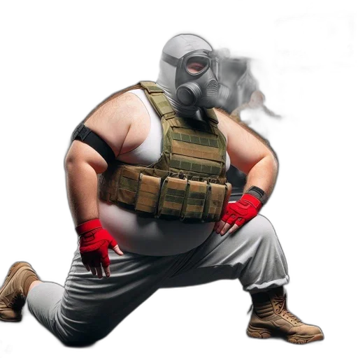 weapon, mask, concept art, photorealistic transparent PNG cut-out