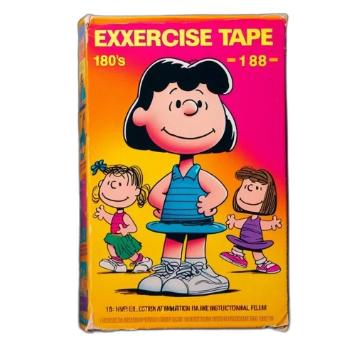 illustrated, vhs, tape, box transparent PNG cut-out
