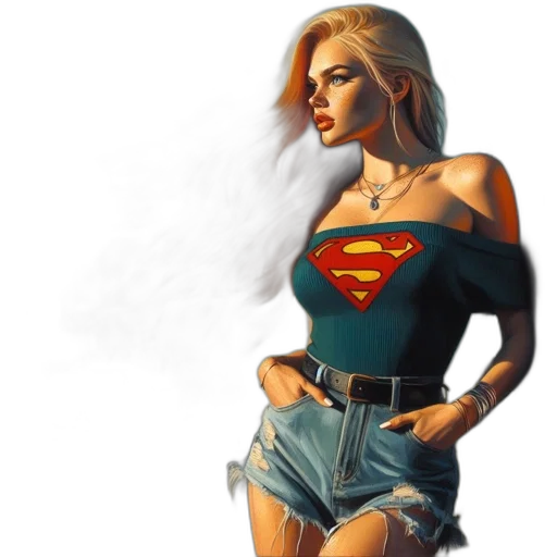 comic book art, concept art, fantasy art, photorealistic transparent PNG cut-out