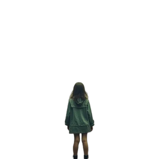 jacket, dress, umbrella, creature transparent PNG cut-out
