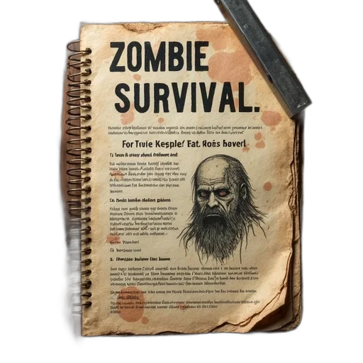 concept art, zombie, survival, guide transparent PNG cut-out