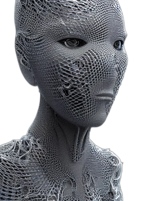 mask, robot, face, creature transparent PNG cut-out