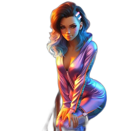 dress, concept art, comic book art, fantasy art transparent PNG cut-out