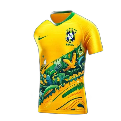 vibrant, yellow, green, brazilian transparent PNG cut-out