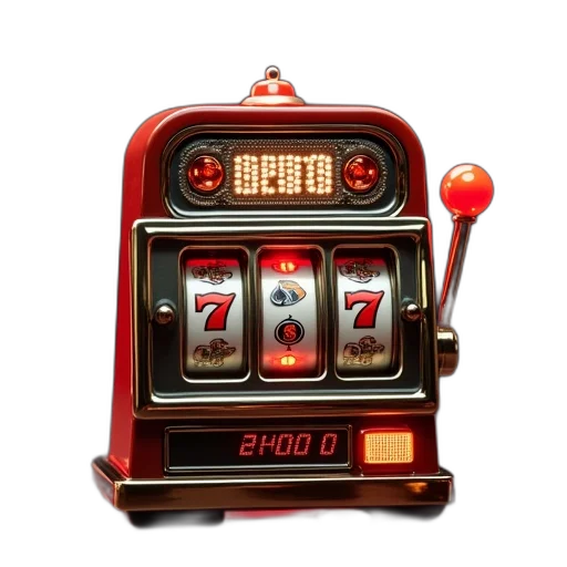 3d render, small, slot, machine transparent PNG cut-out
