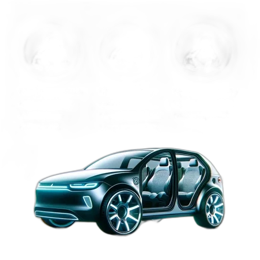 car, robot, concept art, 3d render transparent PNG cut-out