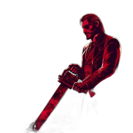 sword, weapon, staff, robot transparent PNG cut-out
