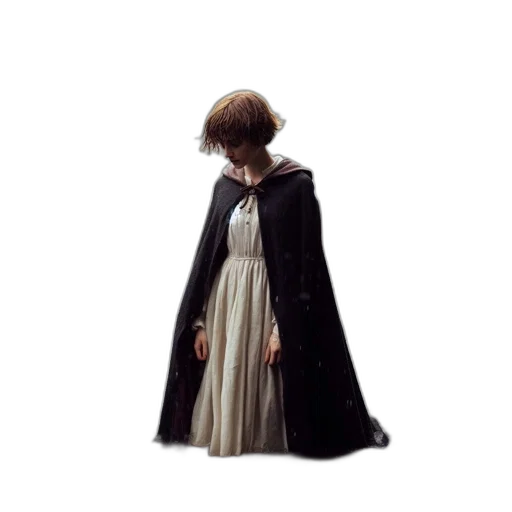 dress, jacket, staff, crown transparent PNG cut-out