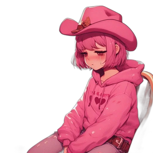 hat, jacket, animal, staff transparent PNG cut-out