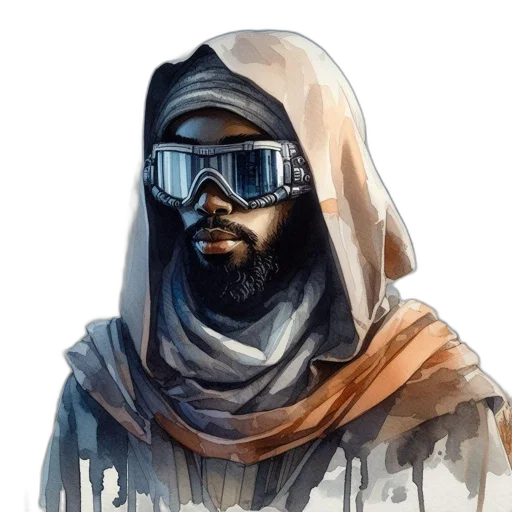 mask, face, staff, jacket transparent PNG cut-out
