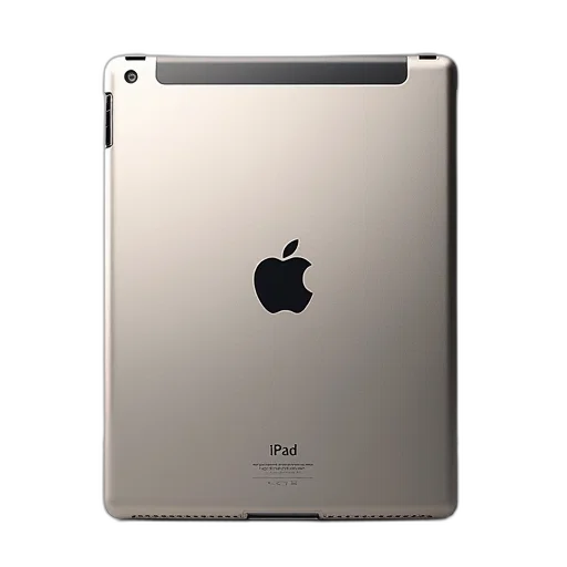 3d render, golden, new, ipad transparent PNG cut-out