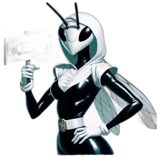 robot, staff, concept art, comic book art transparent PNG cut-out