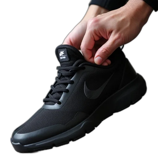 shoes, photorealistic, 3d render, person transparent PNG cut-out