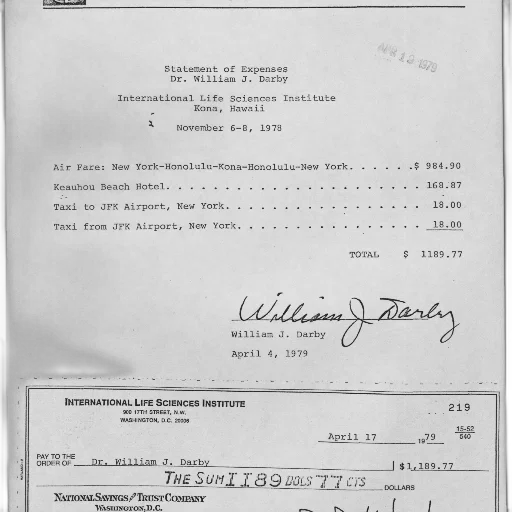 statement, expenses, william, darby transparent PNG cut-out